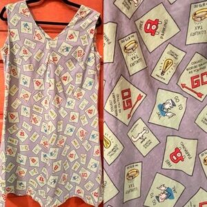 Handmade Monopoly Themed Sleeveless Dress